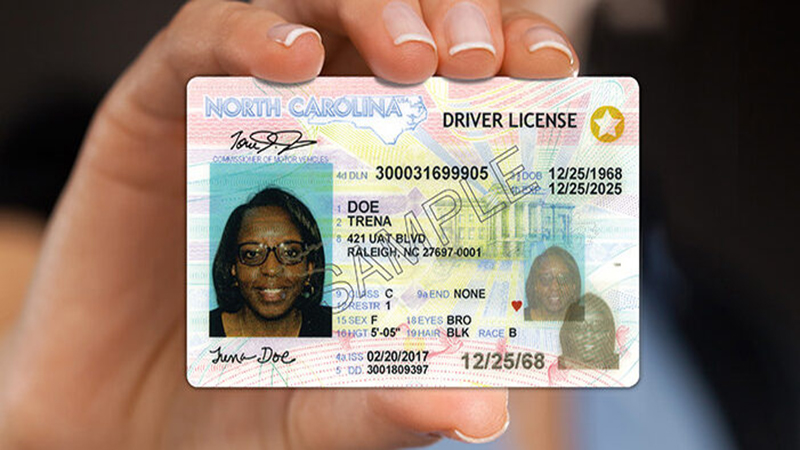 Making a fake driver's license